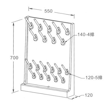 YL 2404 大單(dān)面滴水架