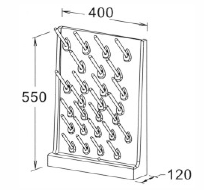 YL 2403 小單(dān)面滴水架