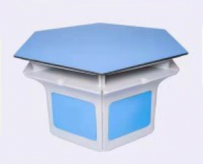 YL-0801-六邊形(xing)實驗桌(zhuo)-實驗室(shì)配件